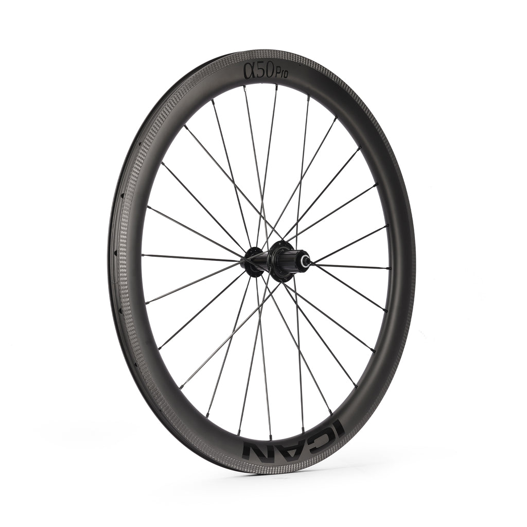 ICAN Alpha 50 pro rim brake carbon wheels R11 hub TRIAERO