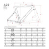 AERO Disc Road Frame A22 - Triaero